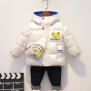 New autumn and winter children's thickened short cotton-padded clothes, boys' and girls' backpack-style multi-color cotton-padded clothes, small children's and baby winter wear details Picture